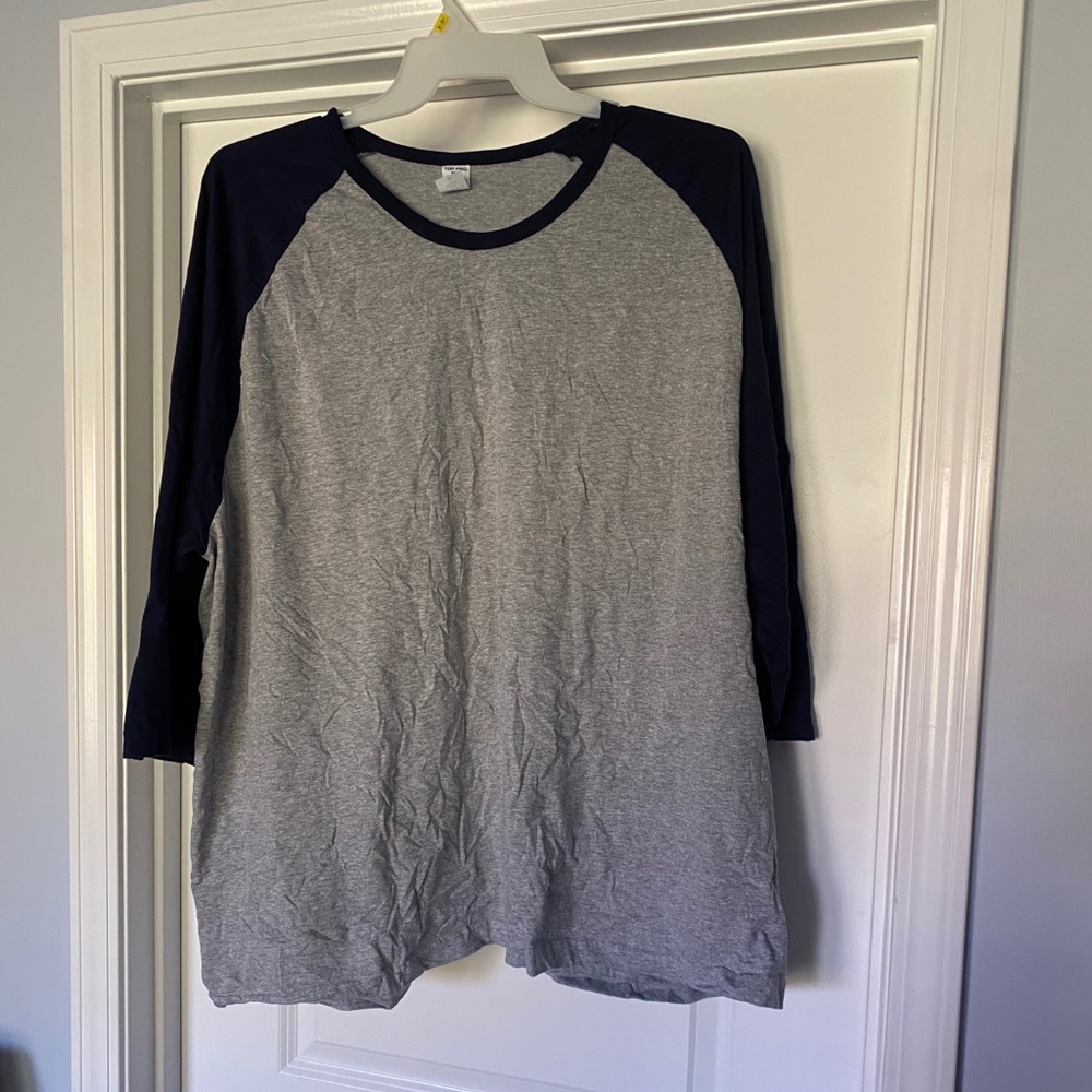 3/4 sleeve raglan top